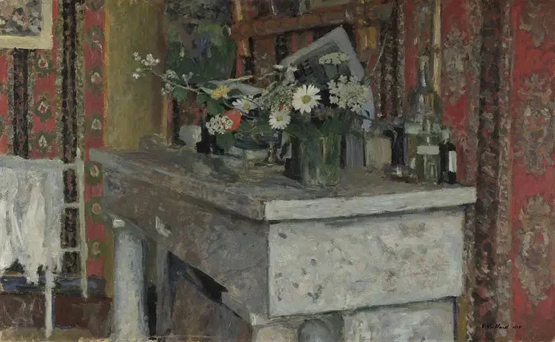 La cheminée - Édouard Vuillard image 1 tableau peint à l’huile sur toile