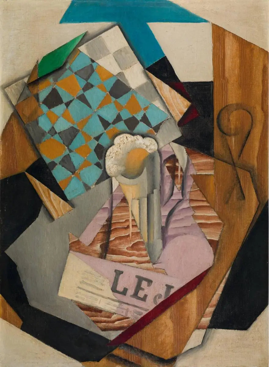 La Chope - Juan Gris image 1 reproduction artisanale de tableau