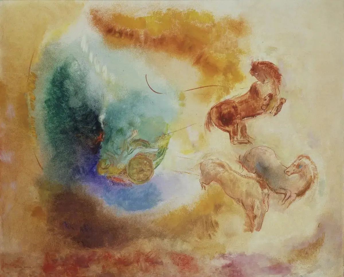 La Chute de Phaëton - Odilon Redon image 1 copie de tableau peinte à la main