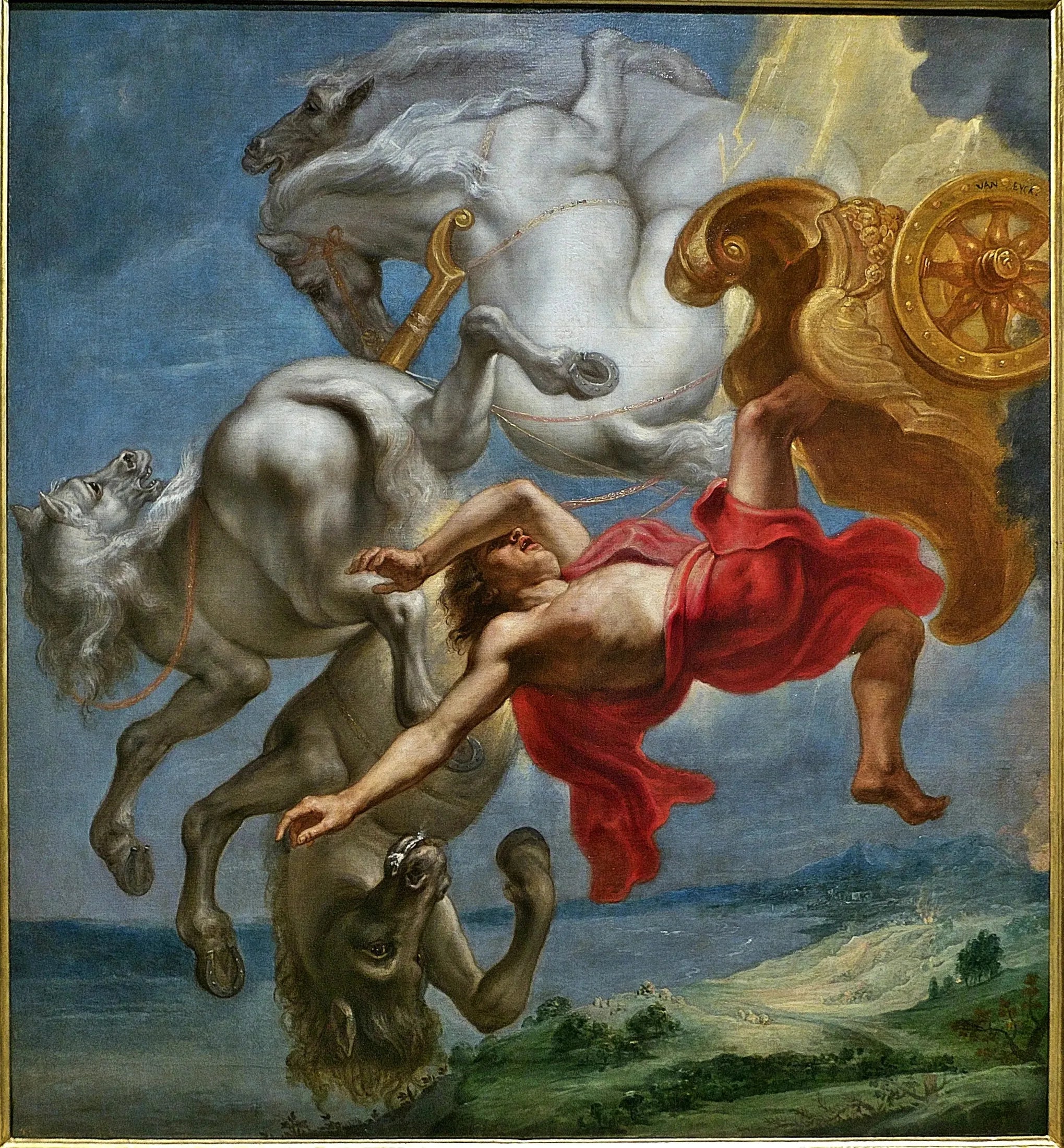 La chute de Phaéton - Peter Paul Rubens image 1 copie de tableau peinte à la main