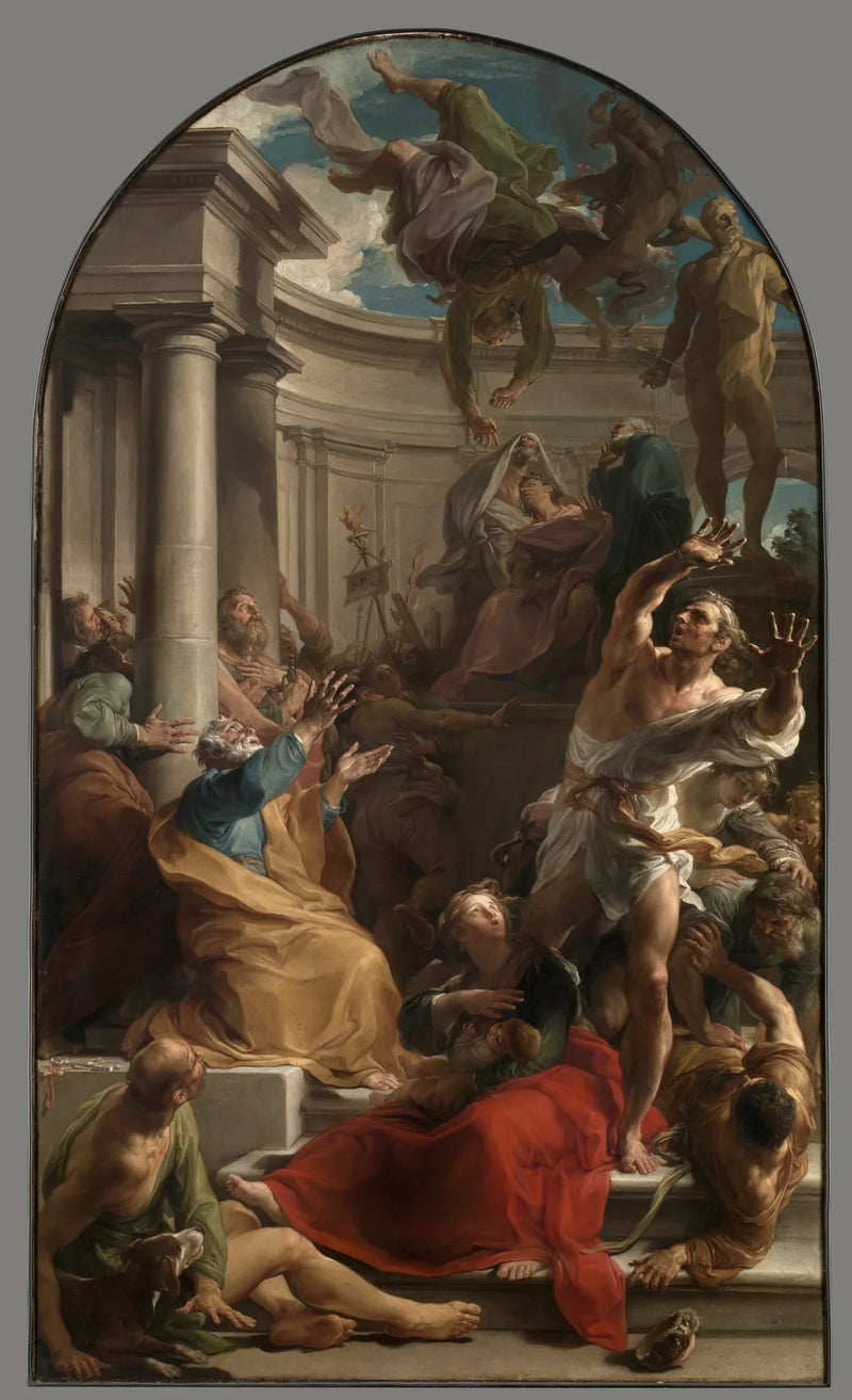 La chute de Simon le Mage - Pompeo Batoni