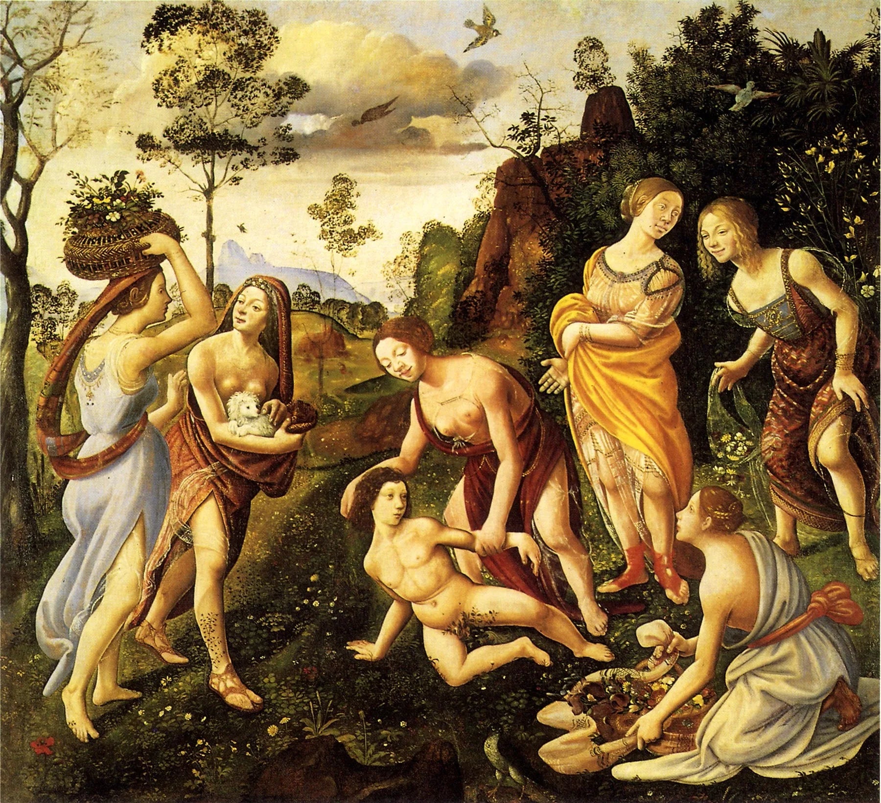 La Chute de Vulcain - Piero di Cosimo image 1 reproduction artisanale de tableau