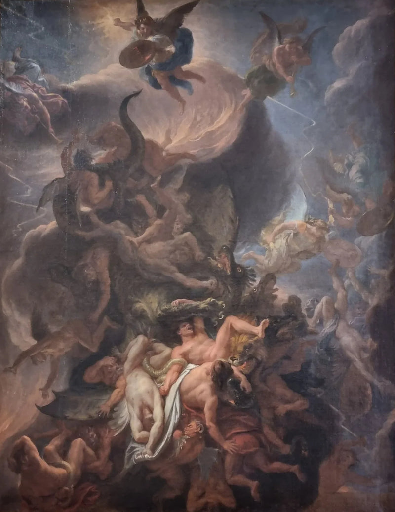 La chute des anges rebelles - Charles Le Brun