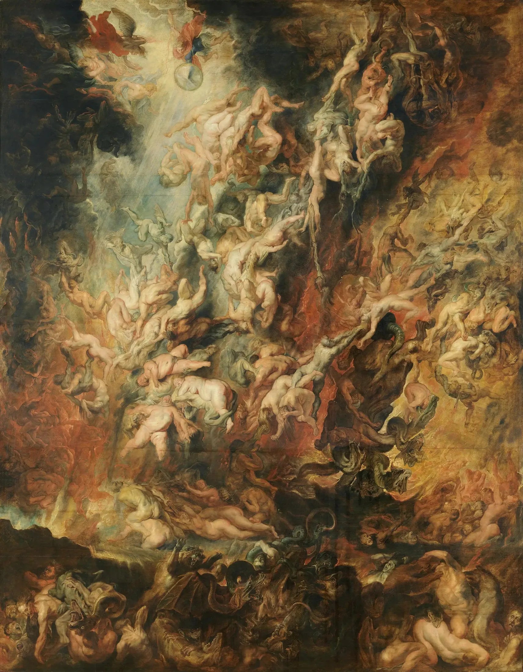 La chute des damnés - Peter Paul Rubens image 1 reproduction de peinture à l’huile