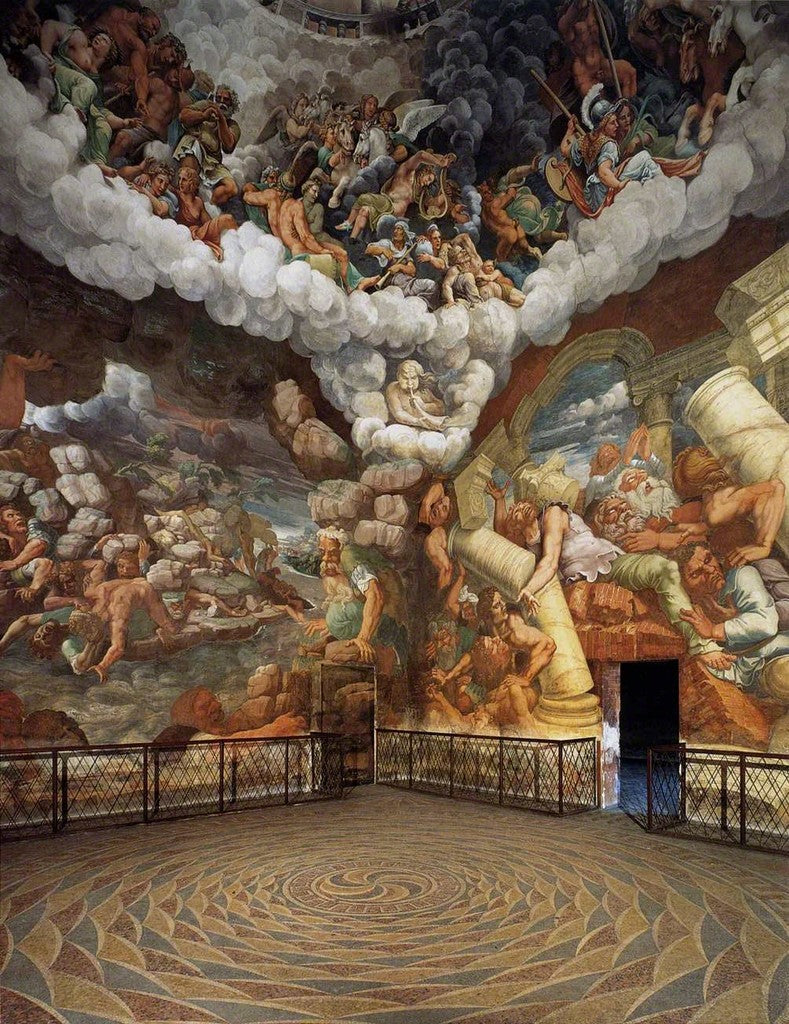 La chute des géants - Giulio Romano image 1 reproduction artisanale de tableau