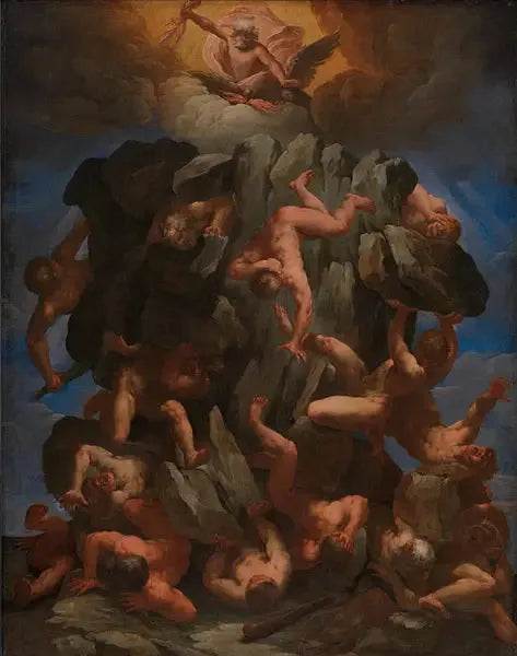 La chute des géants - Guido Reni image 1 reproduction de peinture à l’huile