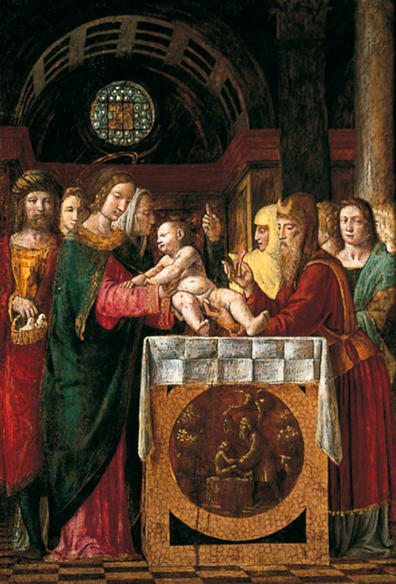 La circoncision du Christ - Bernardino Luini image 1 copie peinte à la main à l’huile