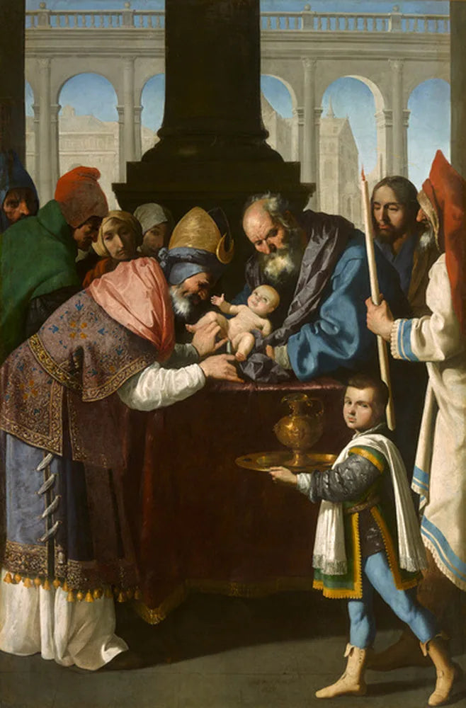 La Circoncision - Francisco de Zurbarán image 1 reproduction d’œuvre d’art à l’huile