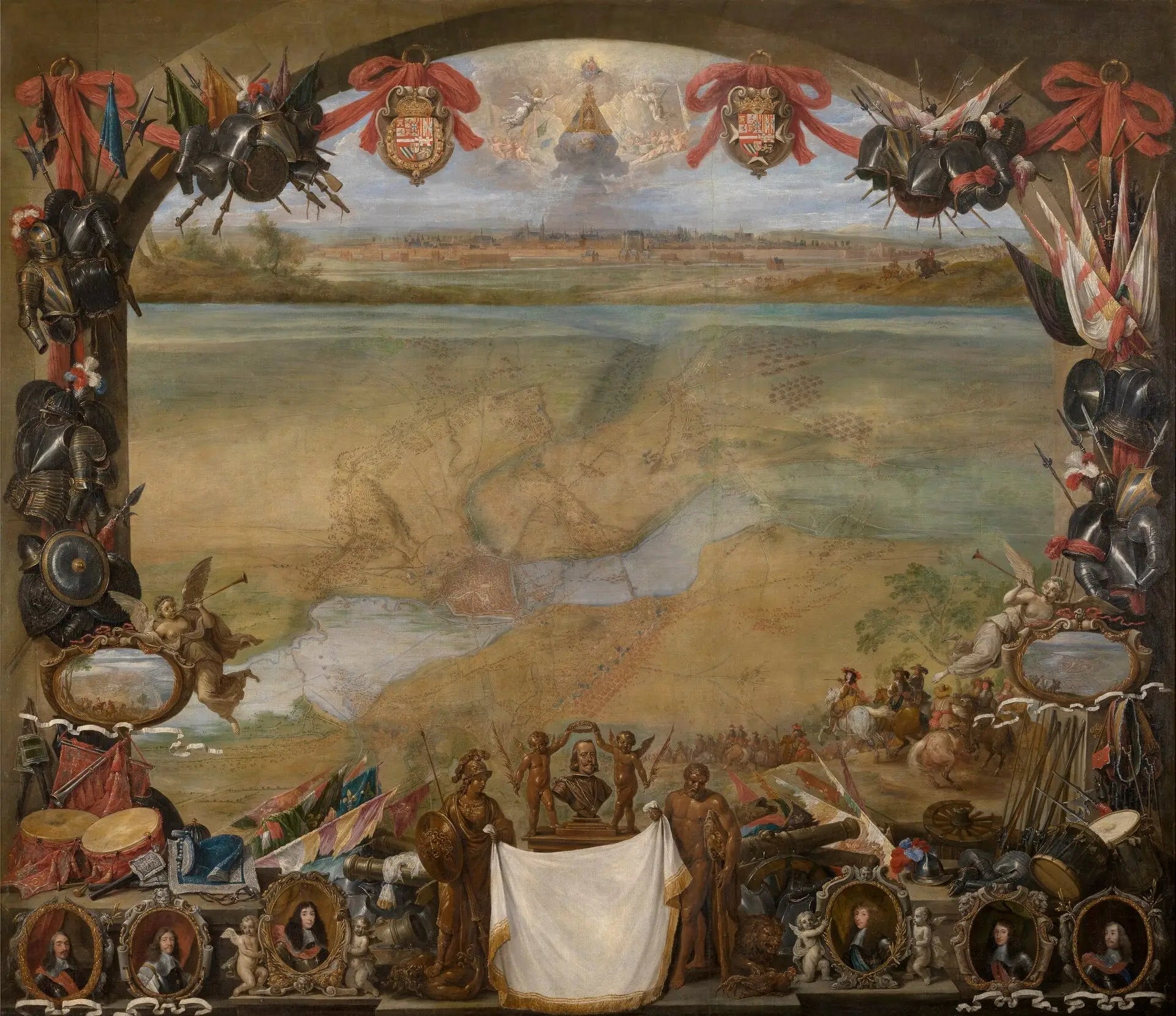 La cité Valenciennes - David Teniers le Jeune image 1 reproduction artisanale de tableau