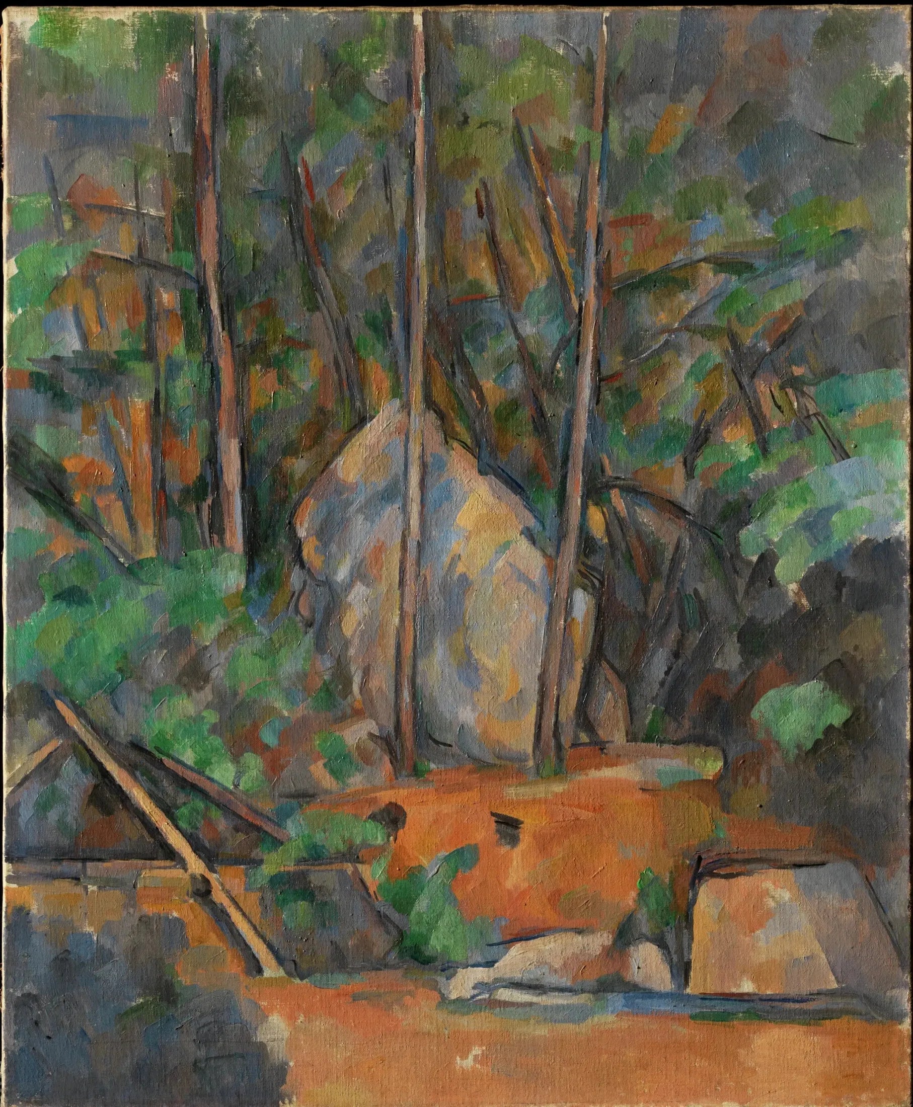 La Citerne dans le parc du Château Noir - Paul Cézanne image 1 tableau peint à l’huile sur toile