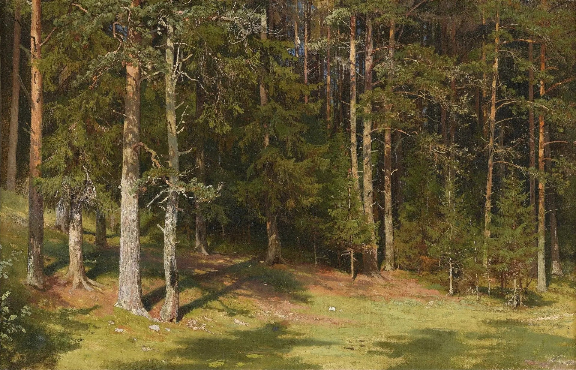 La Clairière - Ivan Chichkine image 1 reproduction de peinture à l’huile