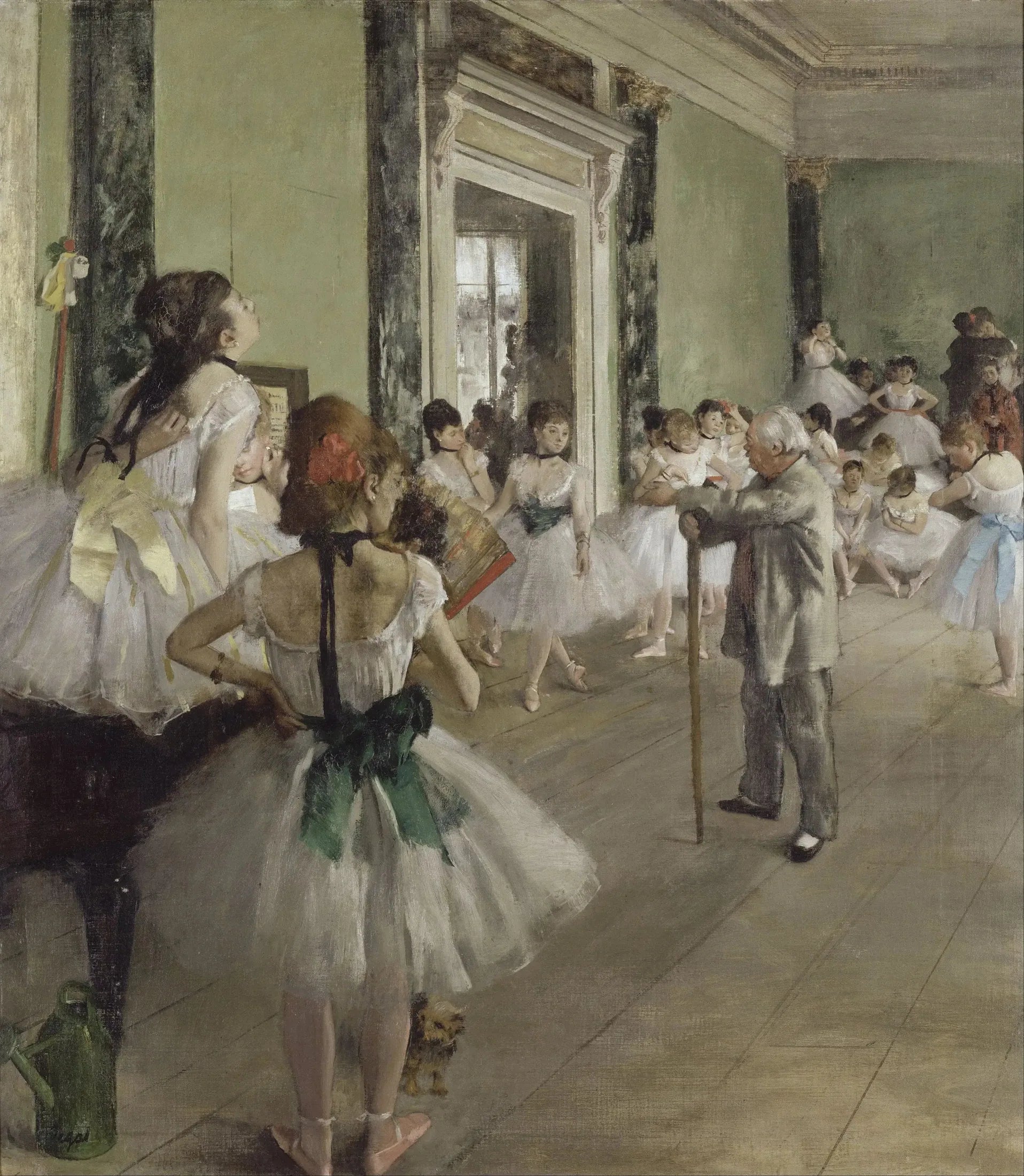La Classe de danse - Edgar Degas image 1 copie peinte à la main à l’huile