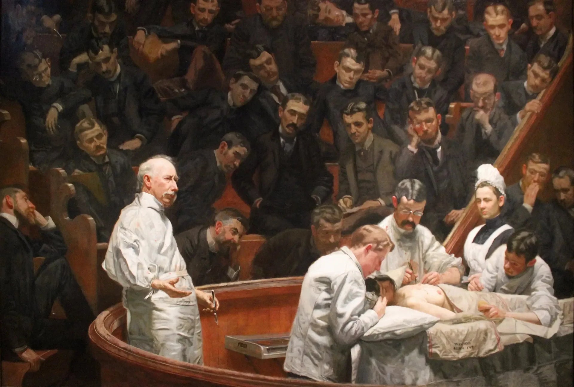 La clinique Agnew - Thomas Eakins image 1 reproduction d’œuvre d’art à l’huile