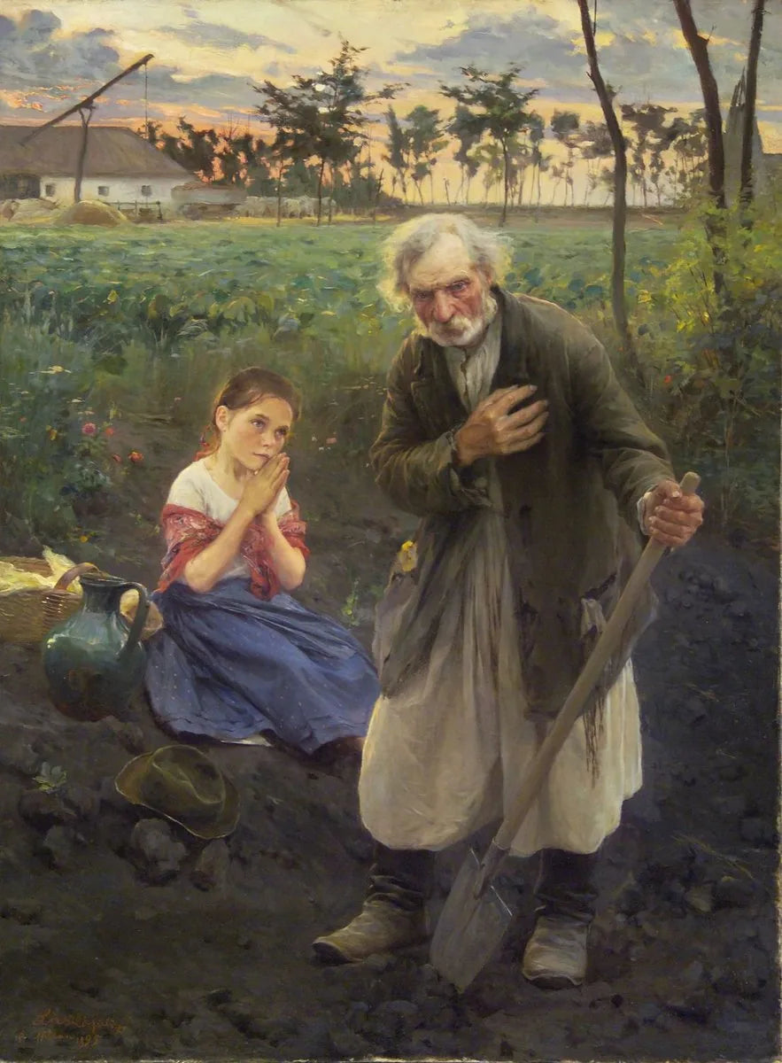 La cloche du soir - Philip de László image 1 copie de tableau peinte à la main