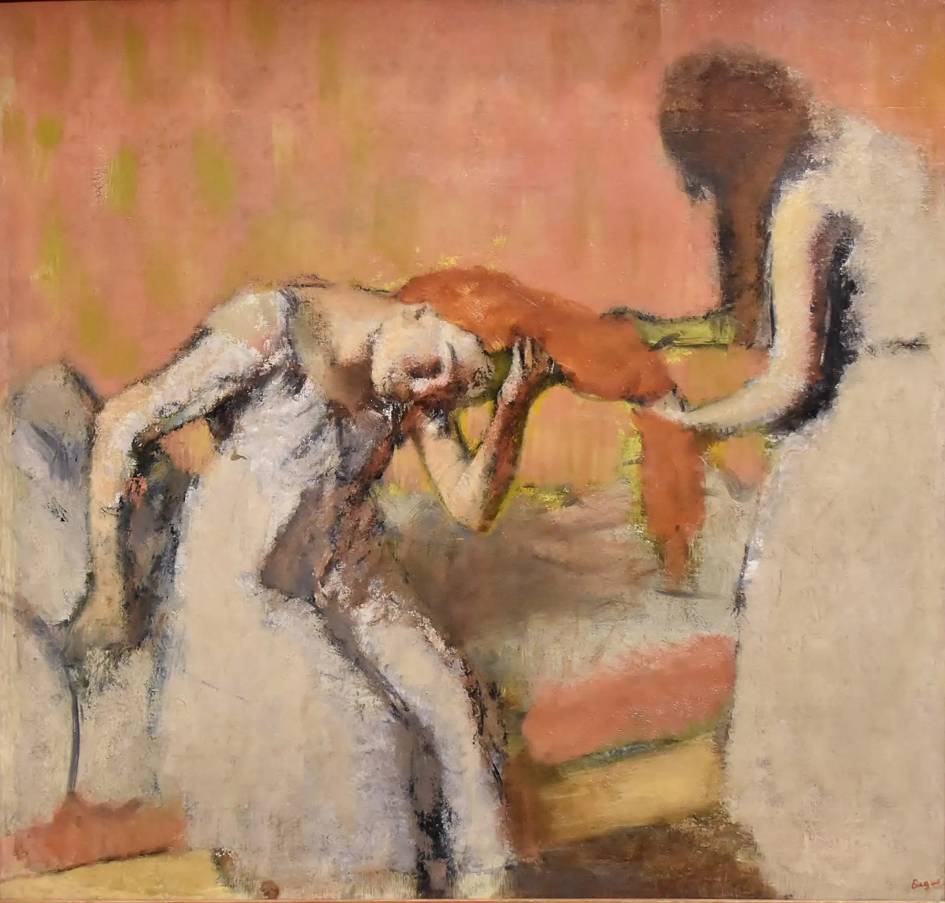 La Coiffure - Edgar Degas image 1 reproduction de peinture à l’huile