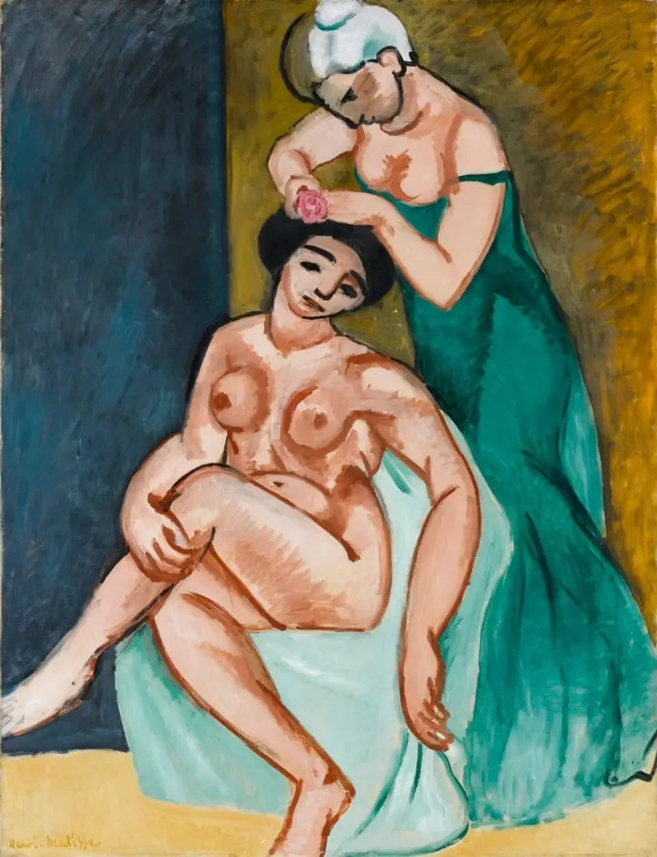 La Coiffure - Henri Matisse image 1 reproduction de peinture à l’huile