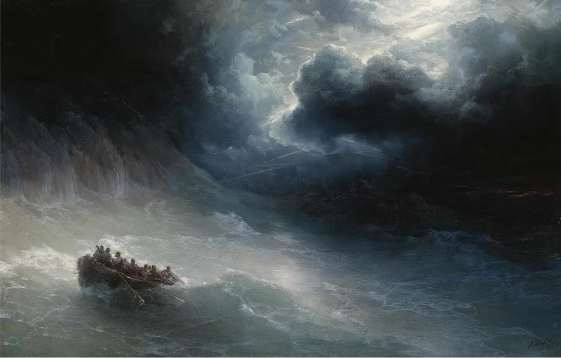 La Colère de la mer - Ivan Aïvazovski