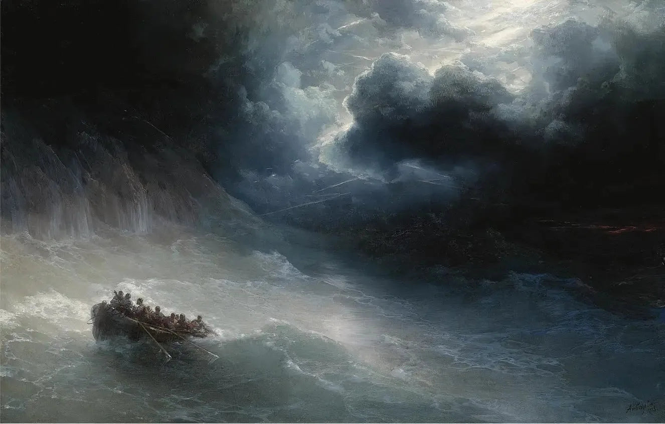 La Colère de la mer - Ivan Aïvazovski image 1 reproduction de peinture à l’huile