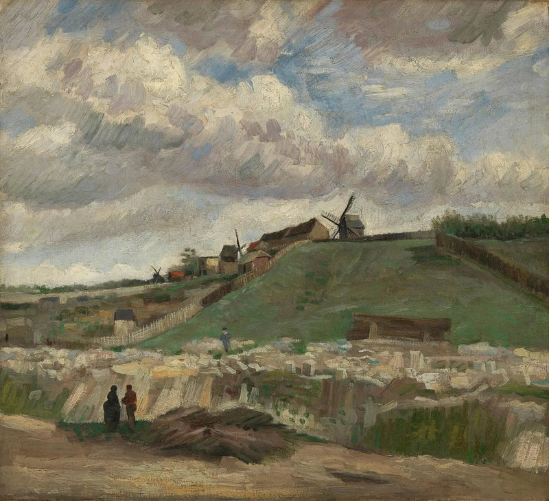 La colline de Montmartre avec la carrière de pierre - Vincent van Gogh