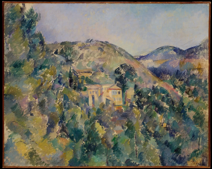 La Colline des Pauvres près du Château Noir, avec vue sur Saint-Joseph - Paul Cézanne