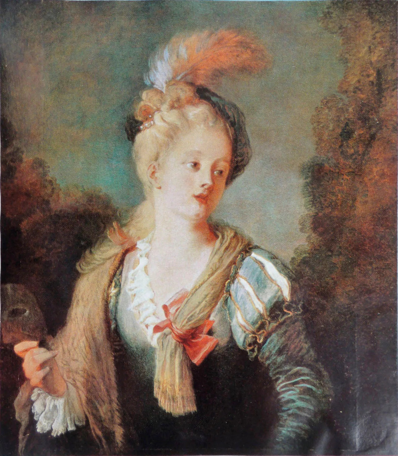La Comédienne, Suisse - Antoine Watteau image 1 reproduction d’œuvre d’art à l’huile