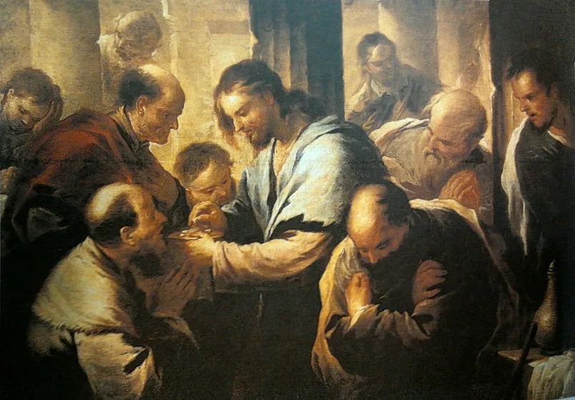 La Communion des Apôtres. - Luca Giordano image 1 reproduction de peinture à l’huile