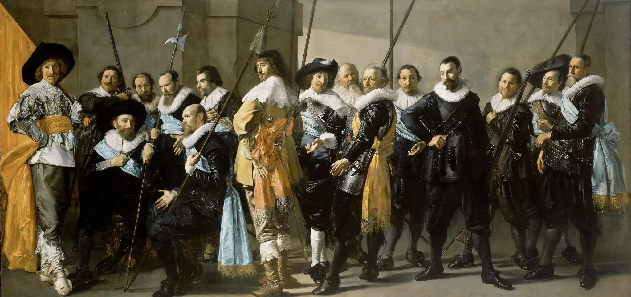 La Compagnie du capitaine Reinier Réael, dite « La Maigre Compagnie » - Frans Hals image 1 copie peinte à la main à l’huile