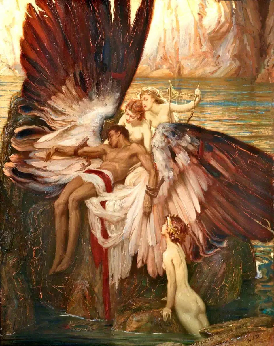 La Complainte pour Icare - Herbert Draper image 1 copie de tableau peinte à la main