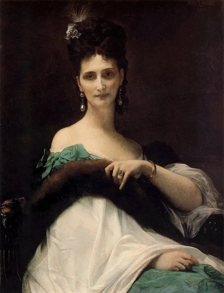 La Comtesse de Keller - Alexandre Cabanel image 1 reproduction artisanale de tableau