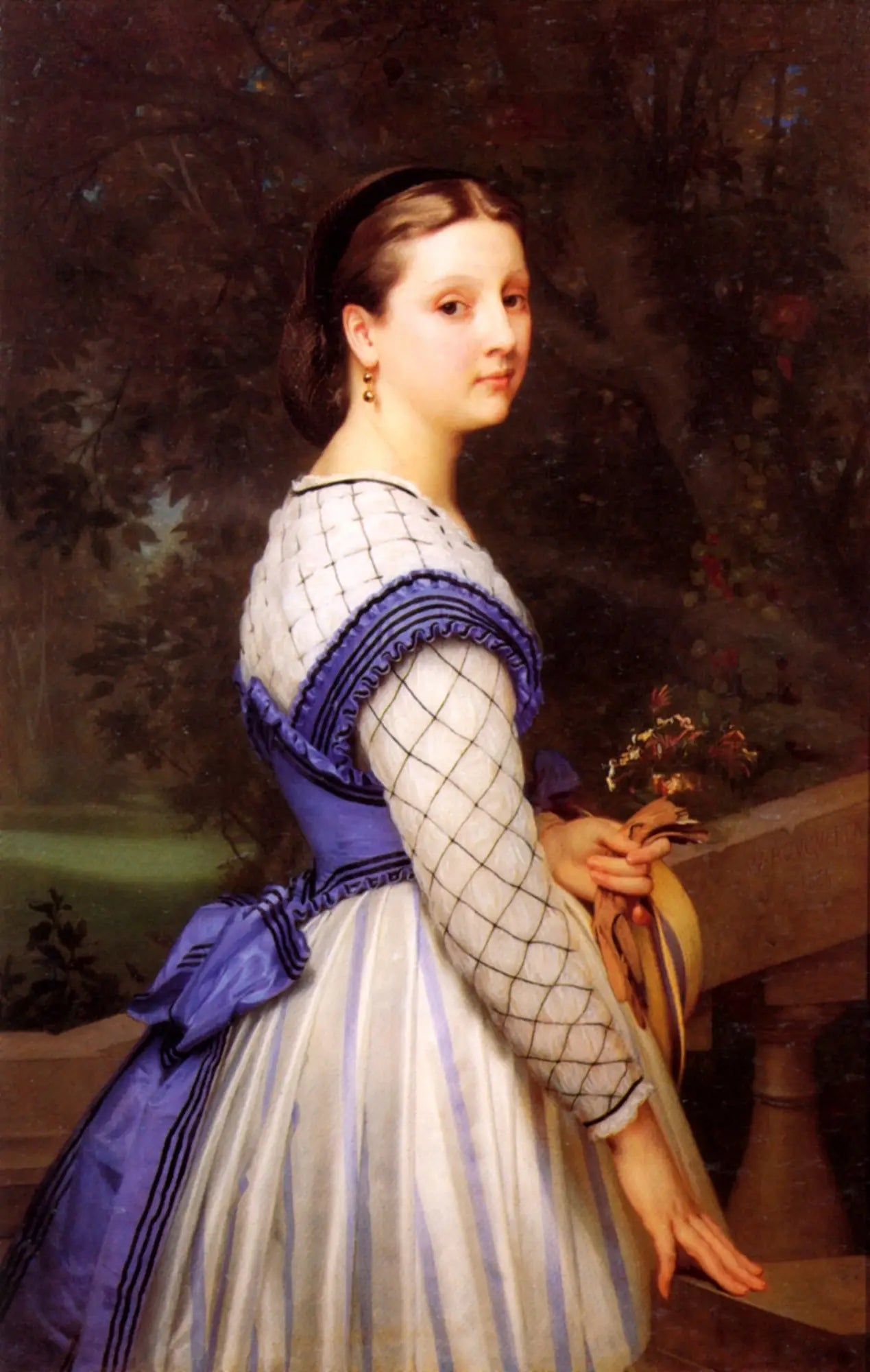 La Comtesse de Montholon - Bouguereau image 1 reproduction de peinture à l’huile