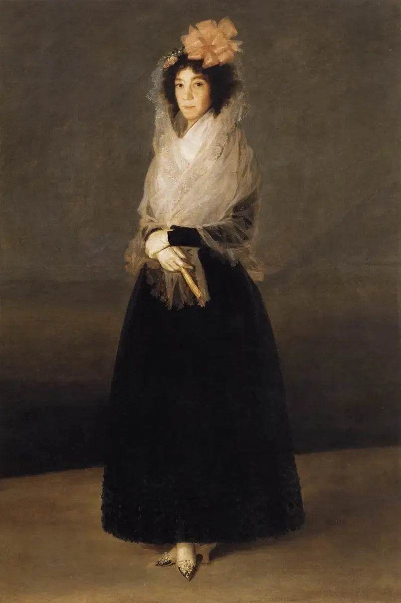 La comtesse del Carpio, marquise de La Solana - Francisco de Goya image 1 reproduction artisanale de tableau