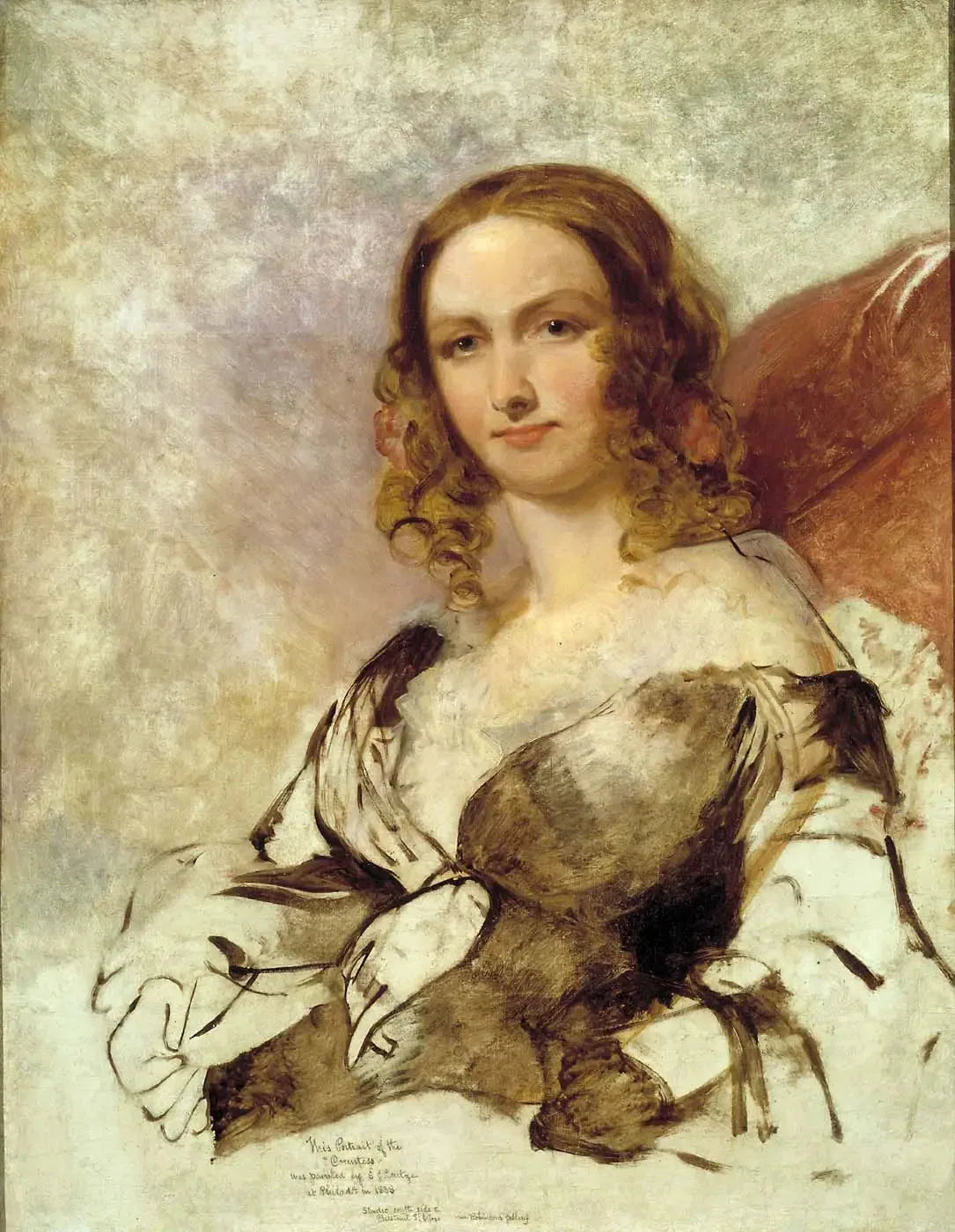 La Comtesse - Emanuel Leutze image 1 copie de tableau peinte à la main