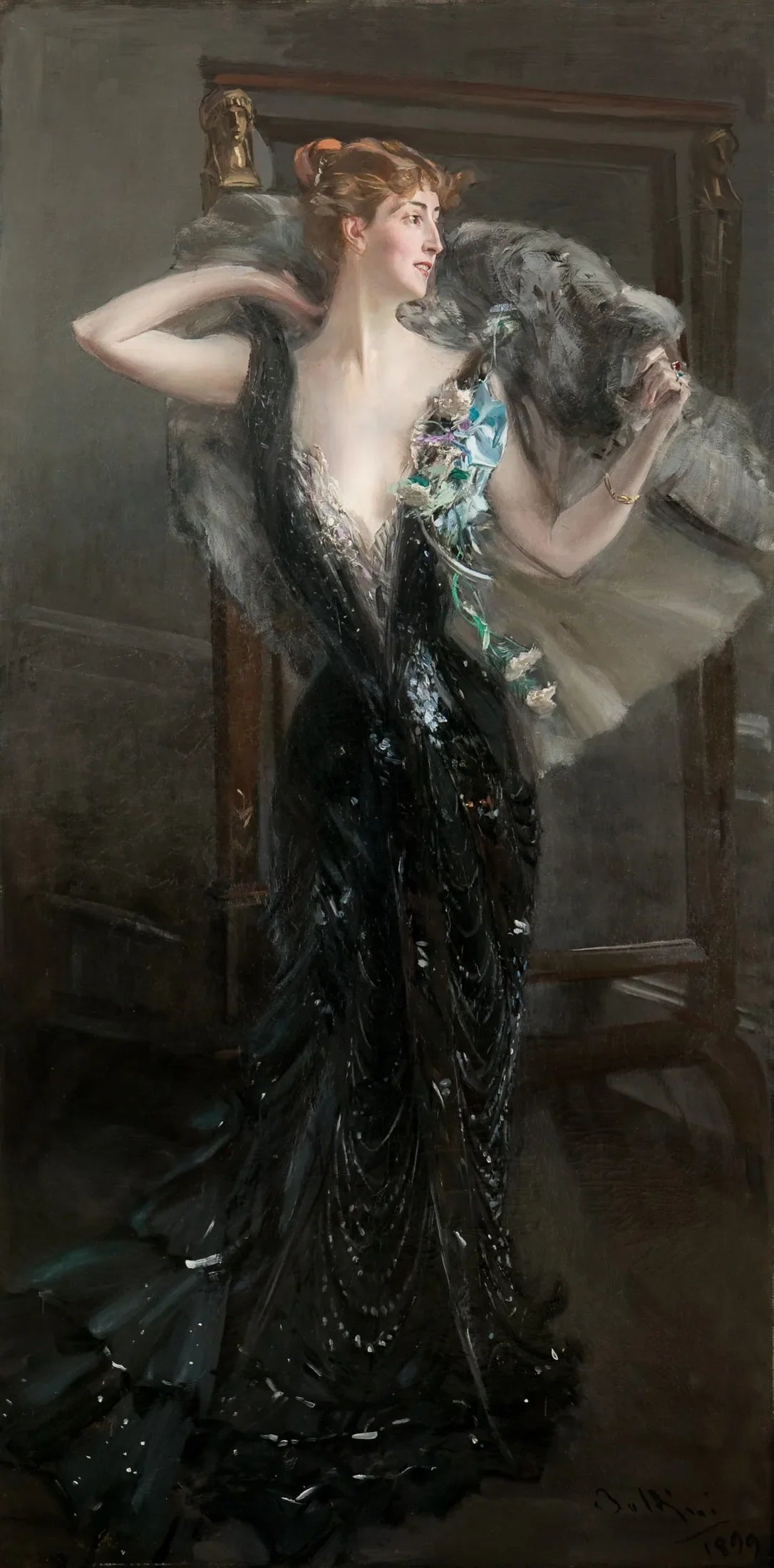La comtesse Speranza - Giovanni Boldini image 1 copie peinte à la main à l’huile