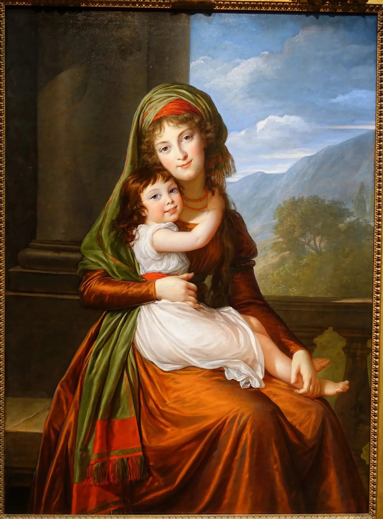 La comtesse von Schoenfeld avec sa fille - Élisabeth Vigée Le Brun image 1 reproduction réalisée par Alpha Reproduction