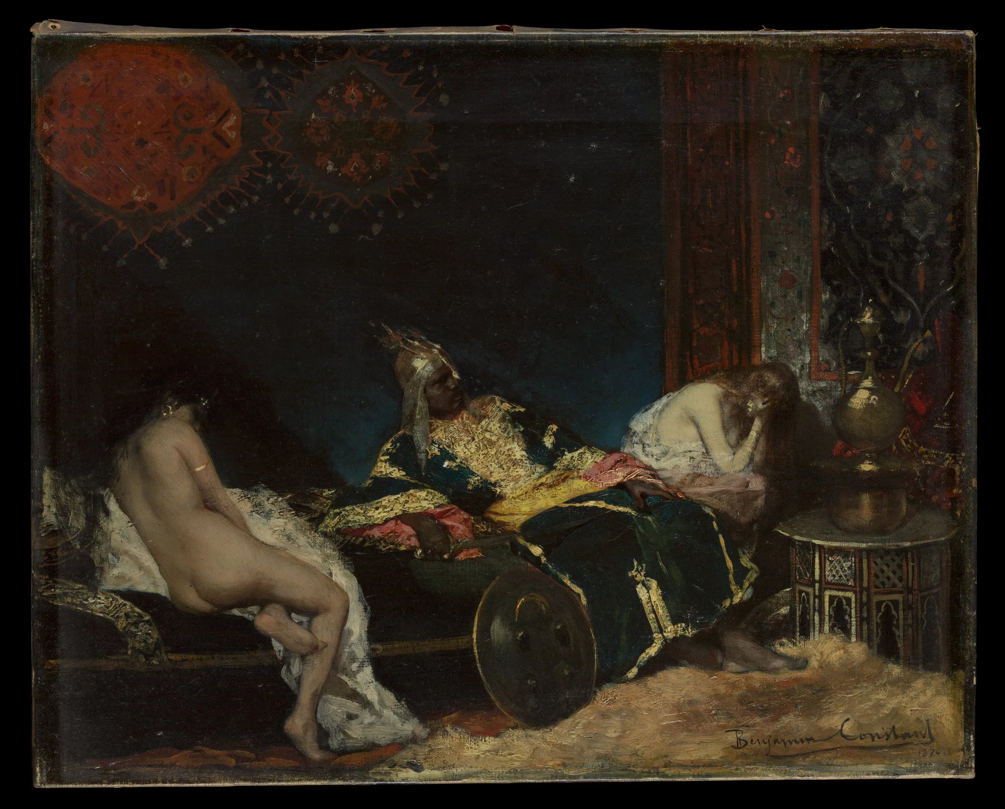 La Concubine Serbe (Un Envoi de Serbie) - Jean-Joseph Benjamin-Constant image 1 reproduction de peinture à l’huile