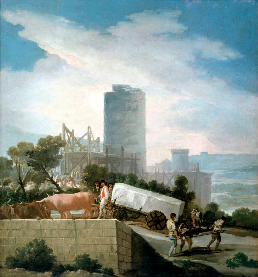 La Conduite d'une charrue - Francisco de Goya