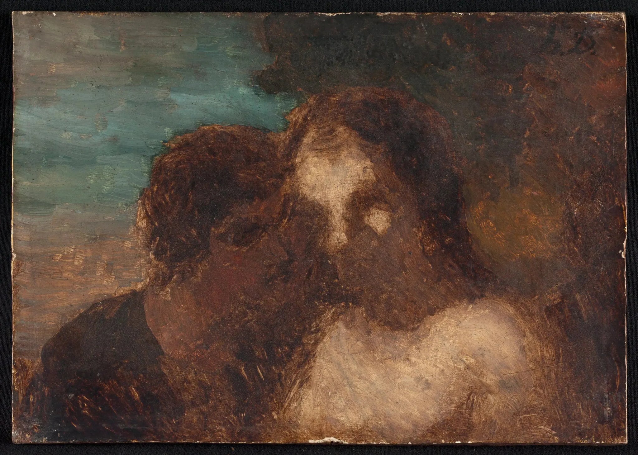 La Confidence ou Le baiser de Judas - Honoré Daumier image 1 reproduction réalisée par Alpha Reproduction