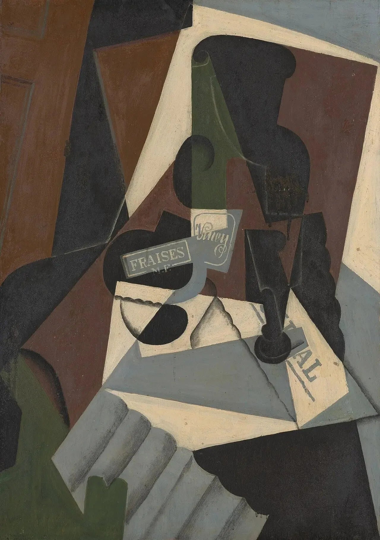 La confiture de fraises - Juan Gris image 1 copie peinte à la main à l’huile