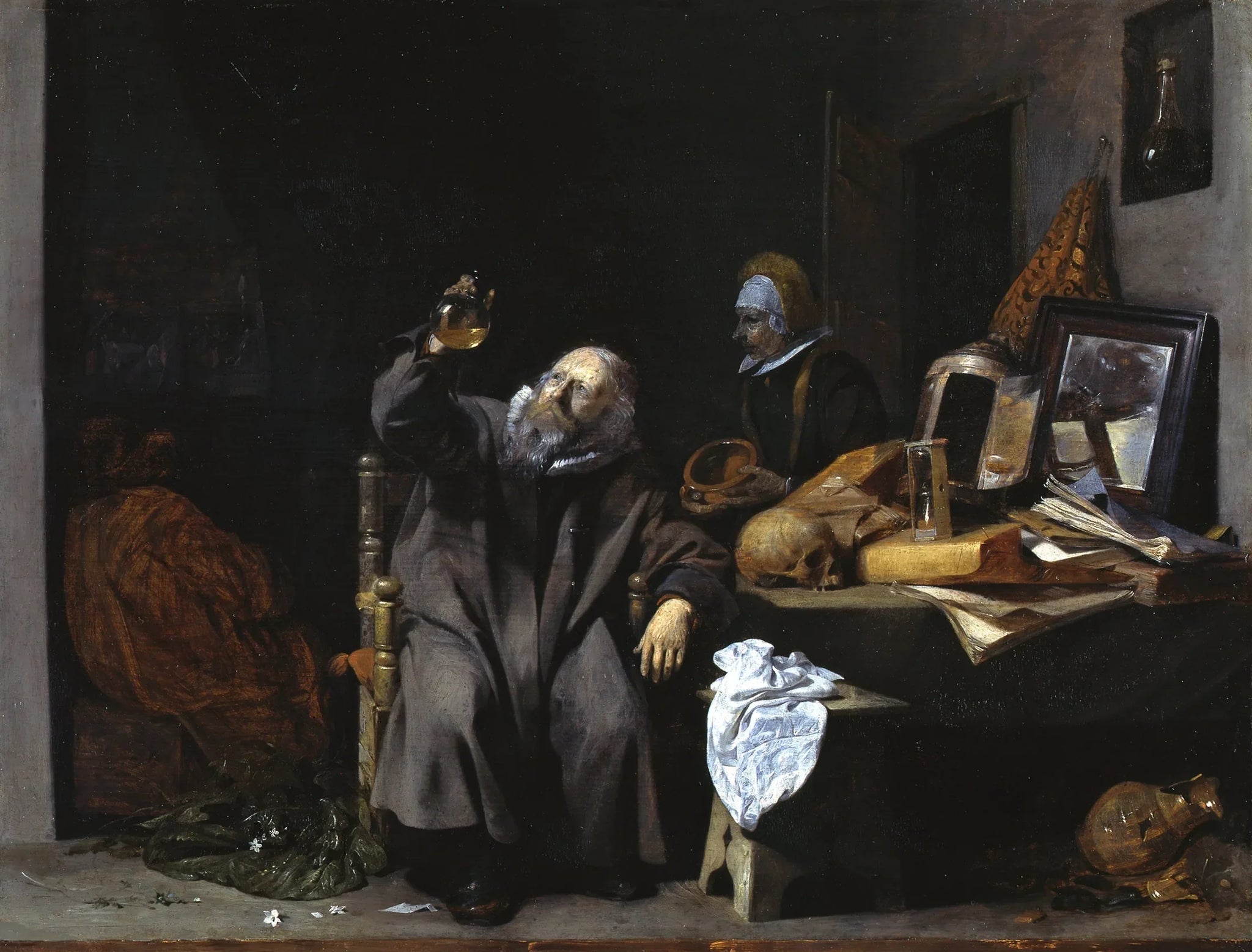 La consultation - Gerard ter Borch image 1 copie de tableau peinte à la main