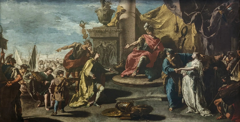 La Continence de Scipion - Giovanni Battista Pittoni
