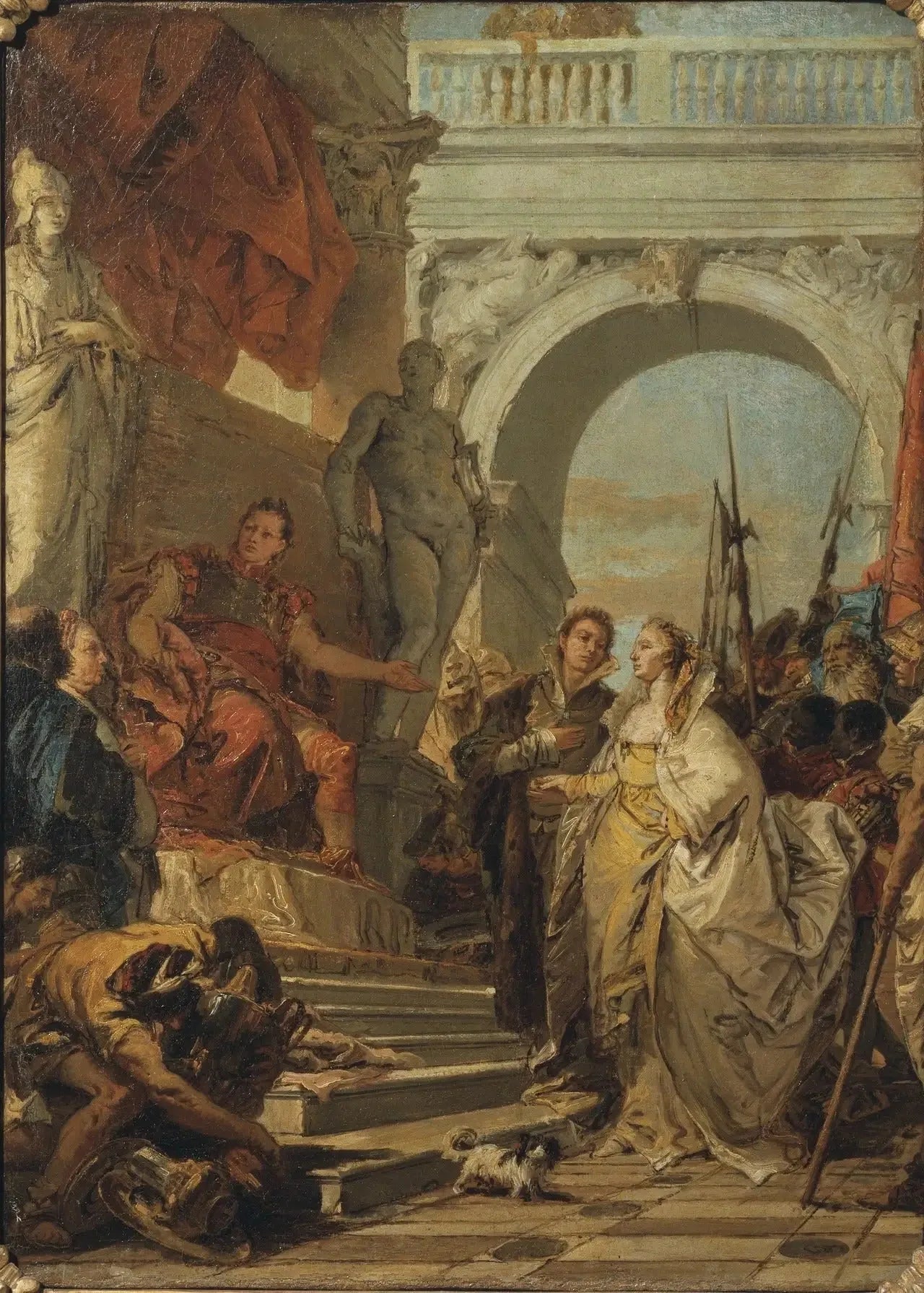 La continence de Scipion - Giovanni Battista Tiepolo image 1 tableau peint à l’huile sur toile