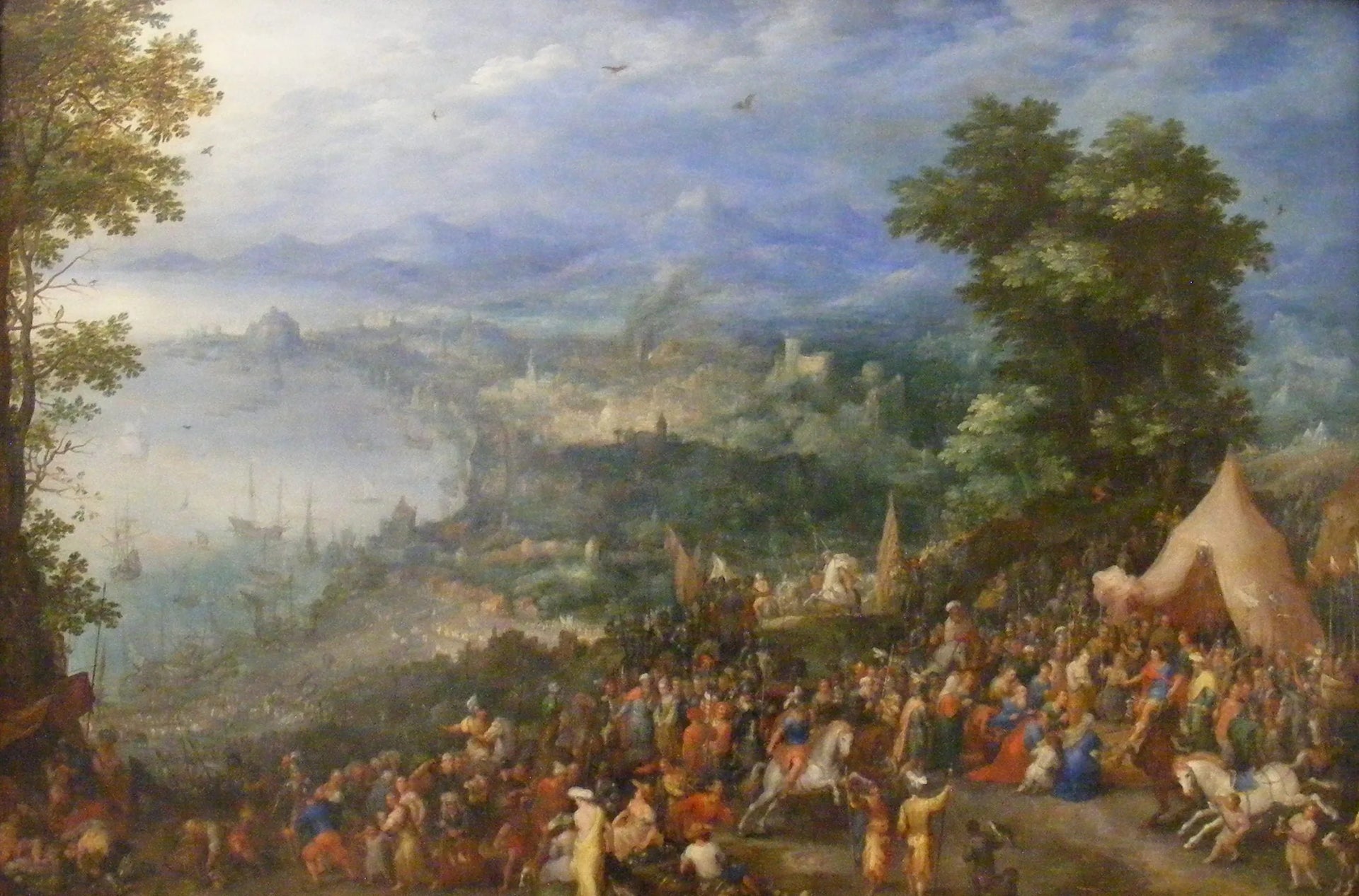 la Continence de Scipion - Jan Brueghel l'Ancien image 1 tableau peint à l’huile sur toile
