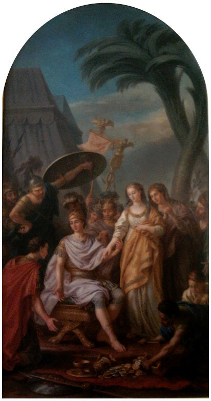 La Continence de Scipion. - Joseph-Marie Vien image 1 reproduction artisanale de tableau