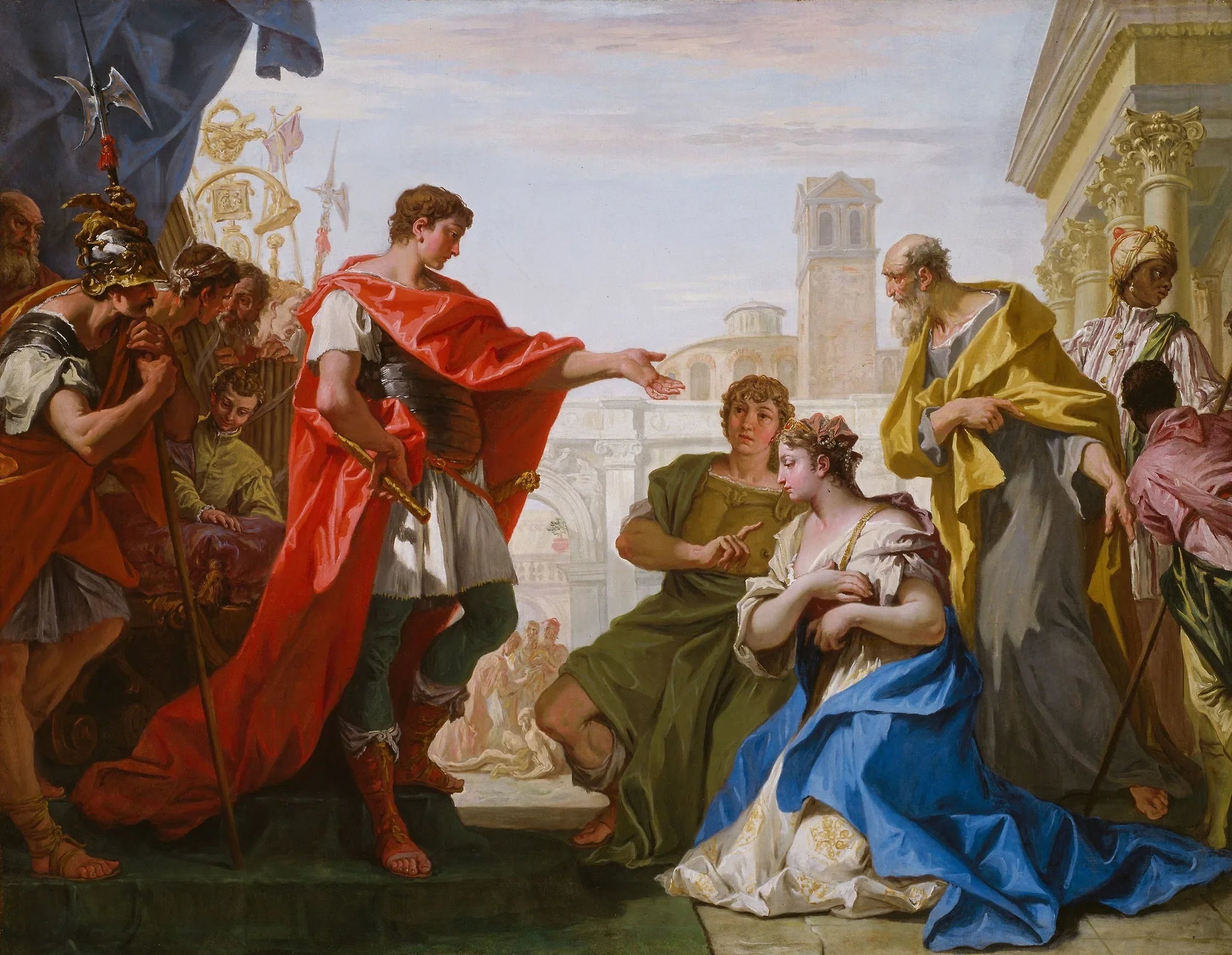 La continence de Scipion - Sebastiano Ricci image 1 reproduction de peinture à l’huile