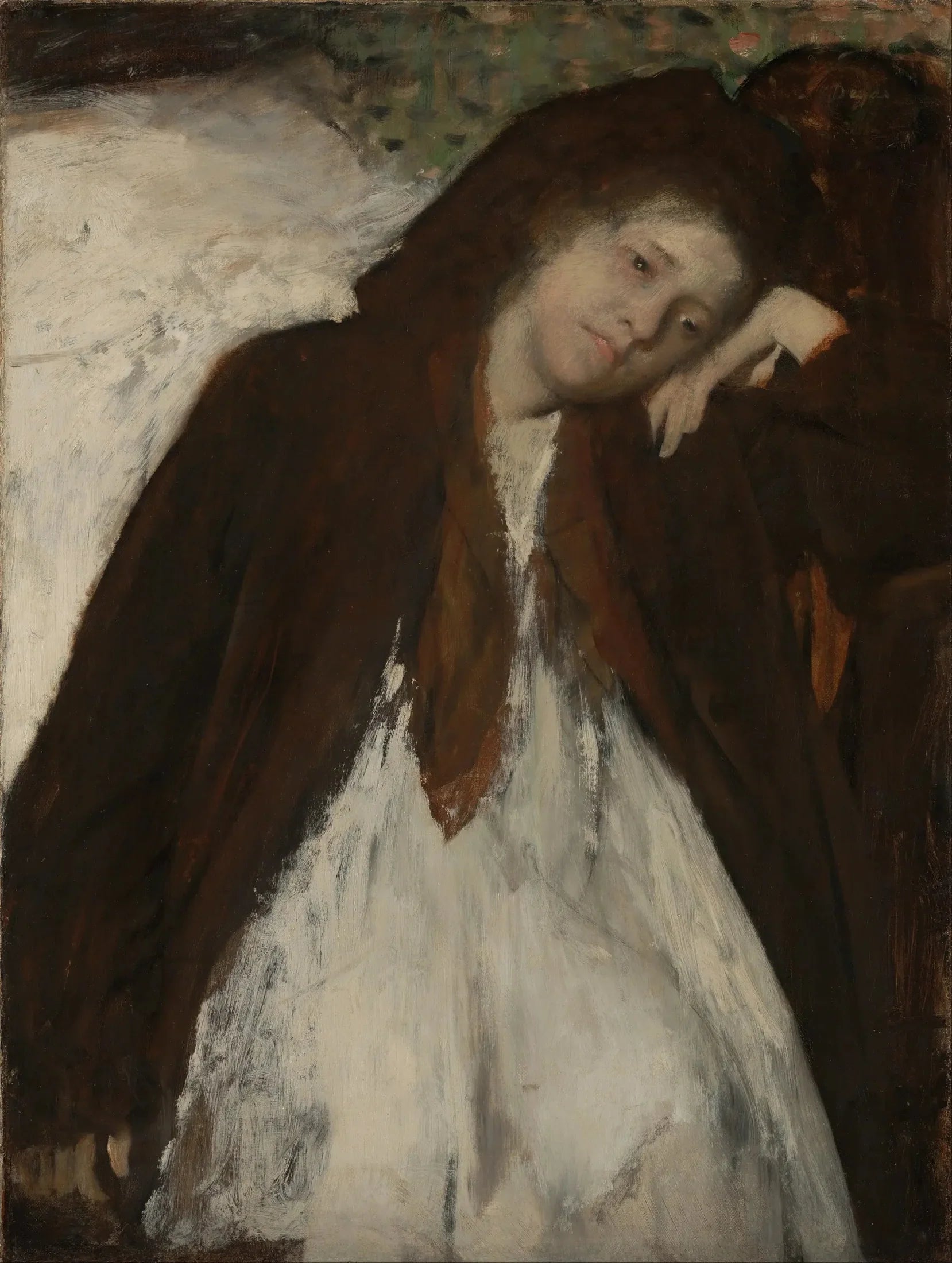 La Convalescente - Edgar Degas image 1 reproduction de peinture à l’huile