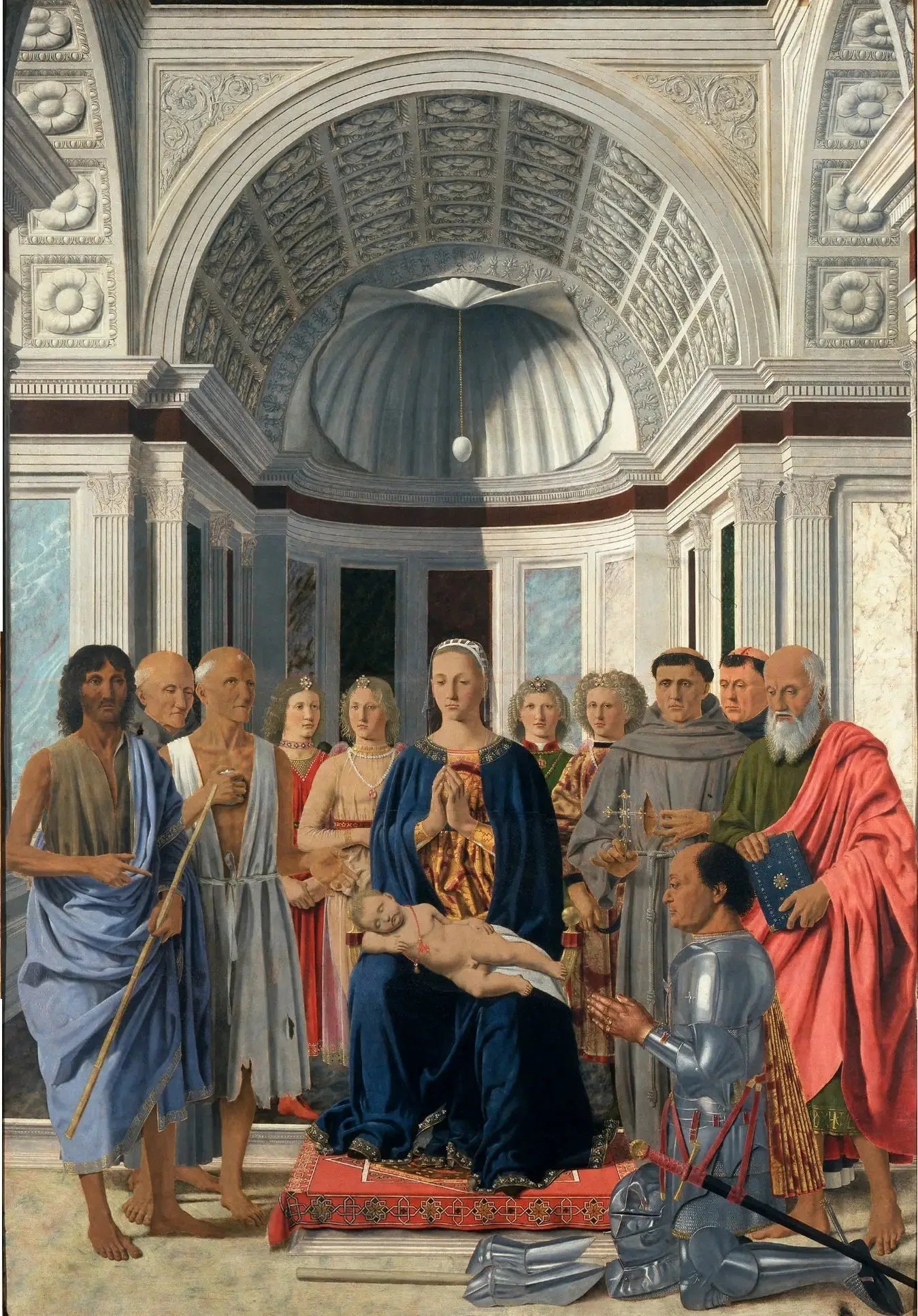 La Conversation sacrée - Piero della Francesca image 1 reproduction artisanale de tableau