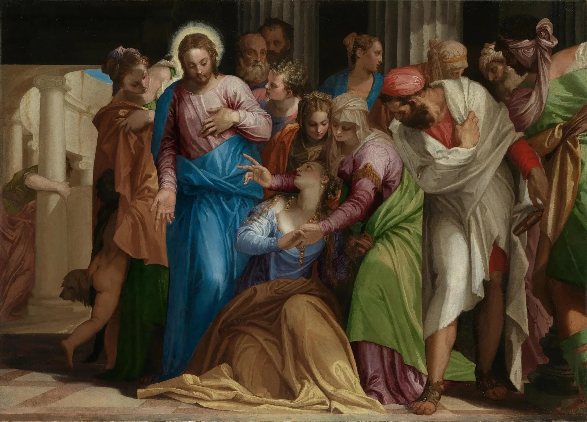 La conversion de Marie-Madeleine - Paul Véronèse image 1 copie peinte à la main à l’huile