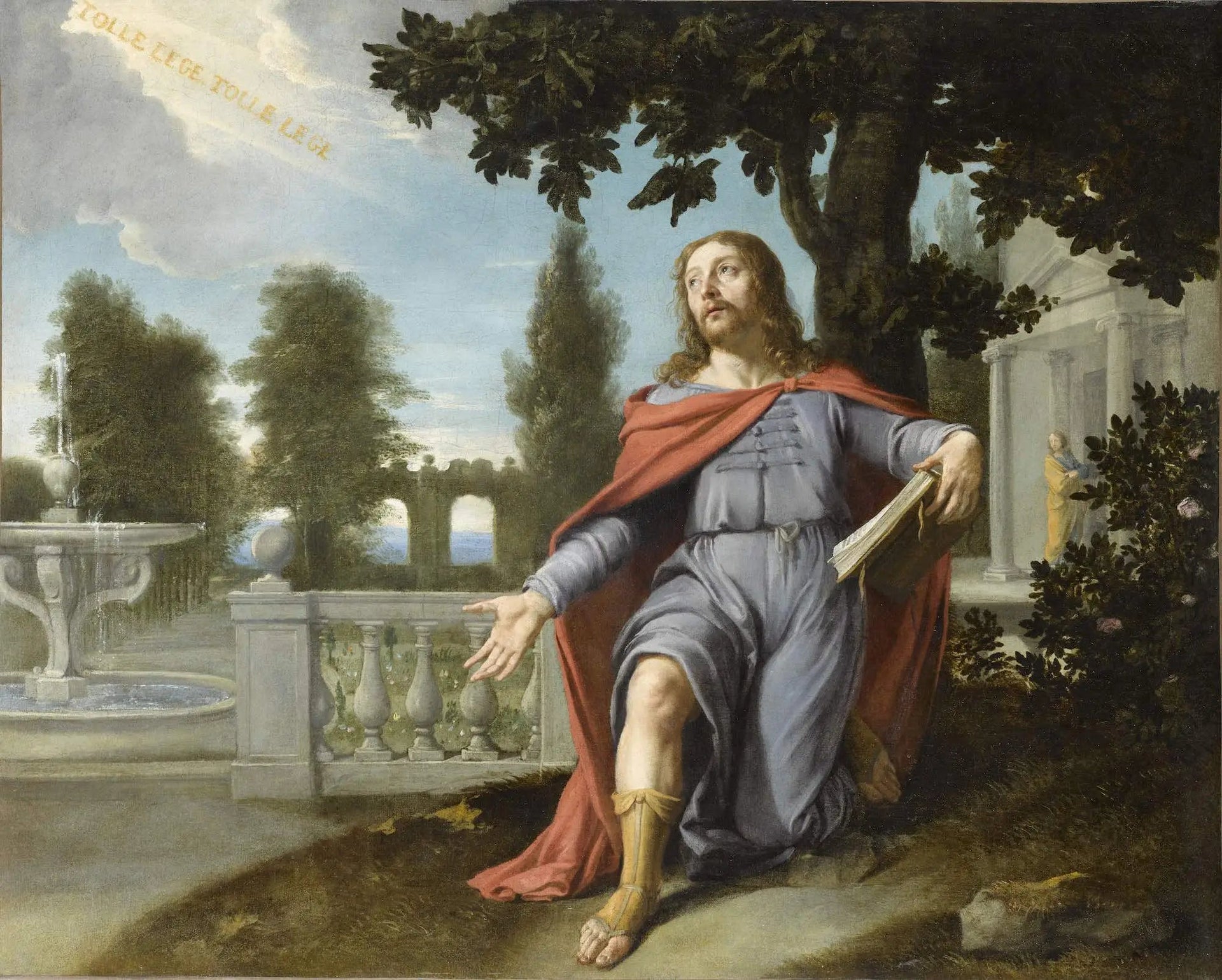 La Conversion de saint Augustin - Philippe de Champaigne image 1 tableau peint à l’huile sur toile