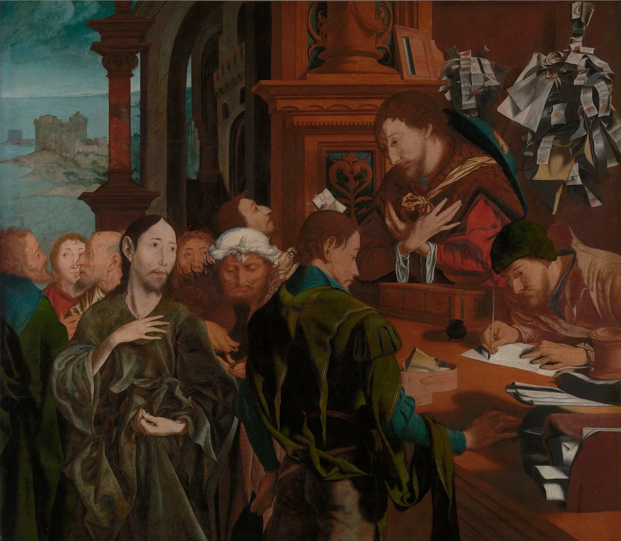 La Conversion de Saint Matthieu - Marinus van Reymerswale image 1 reproduction réalisée par Alpha Reproduction