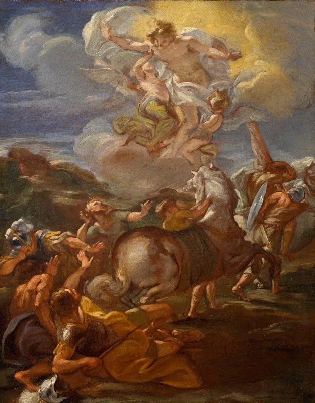 La Conversion de saint Paul - Giovanni Battista Gaulli image 1 reproduction de peinture à l’huile